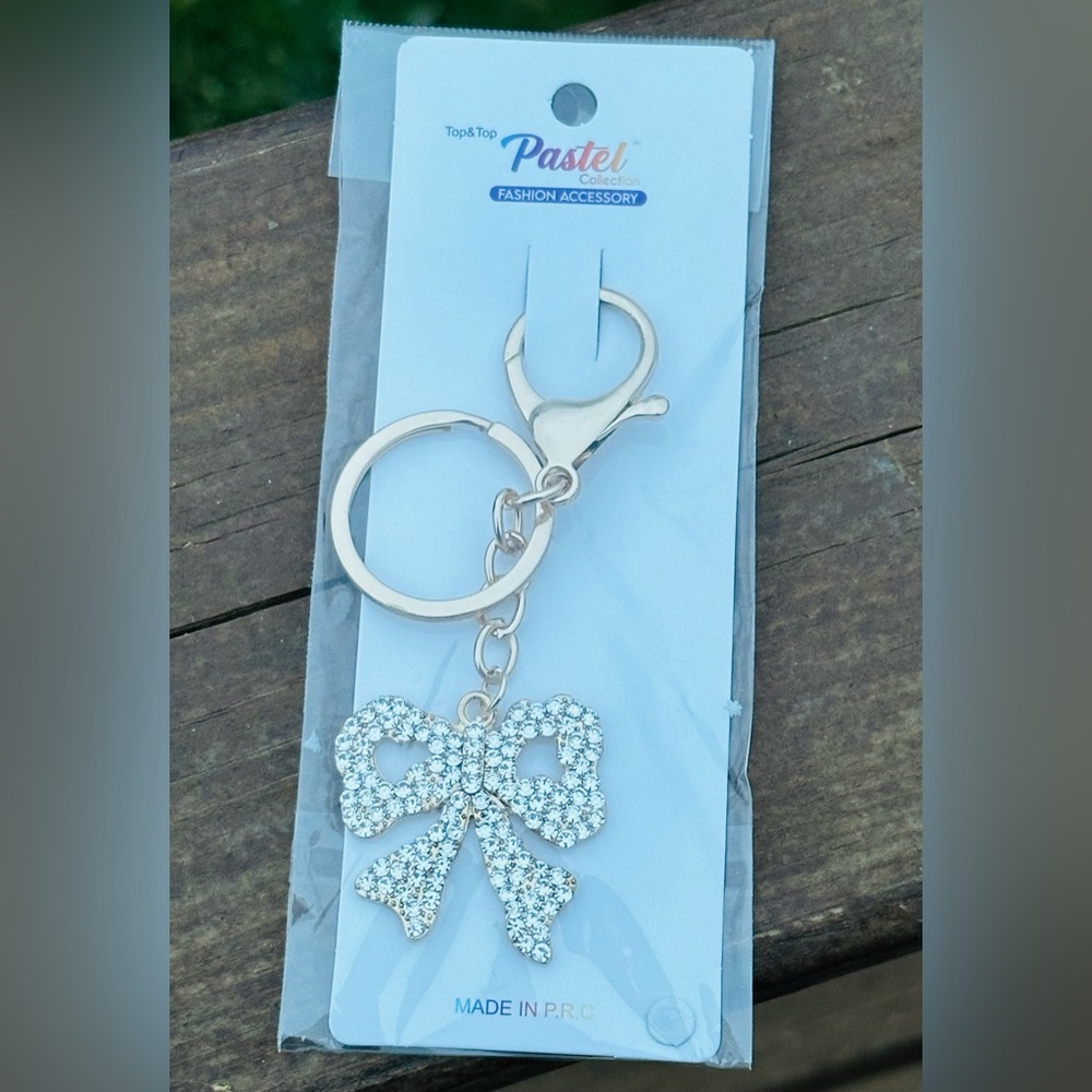Pastel Collection NWT Bow Keychain/Bag Charm